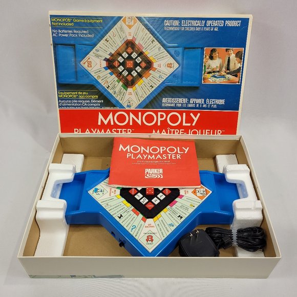 Monopoly Playmaster Vintage 1982 Electronic Game - Picture 1 of 1
